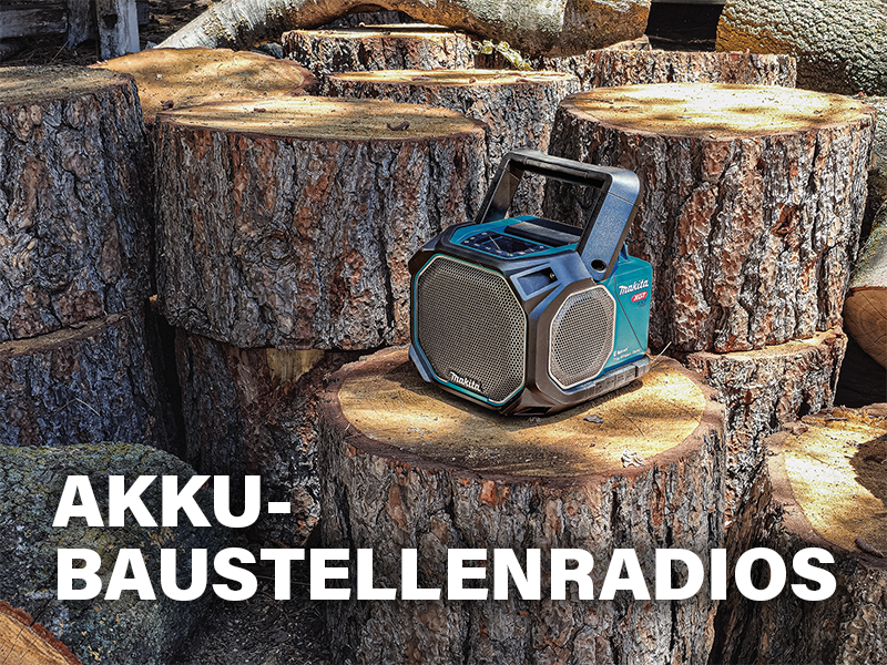 Akku-Baustellenradios